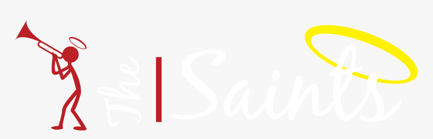 The Saints Logo White - Calligraphy, HD Png Download