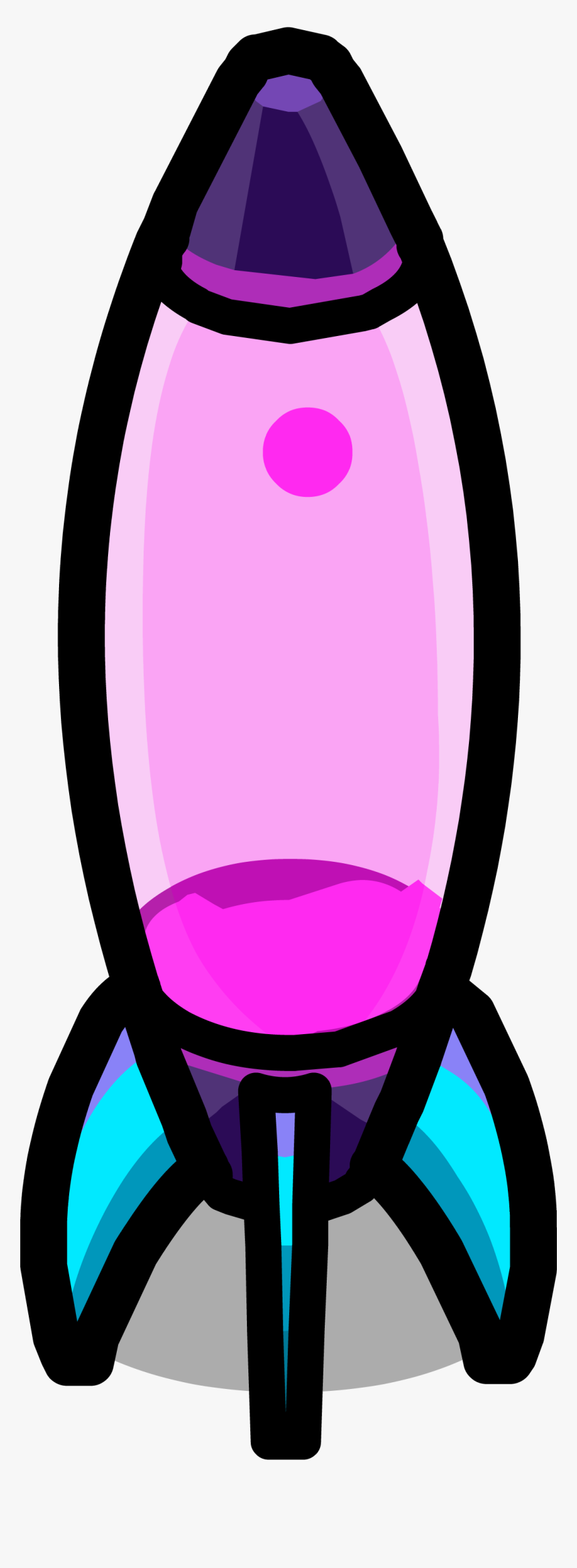 Rocketship Clipart Cohete - Pink Rocket Ship Transparent, HD Png Download