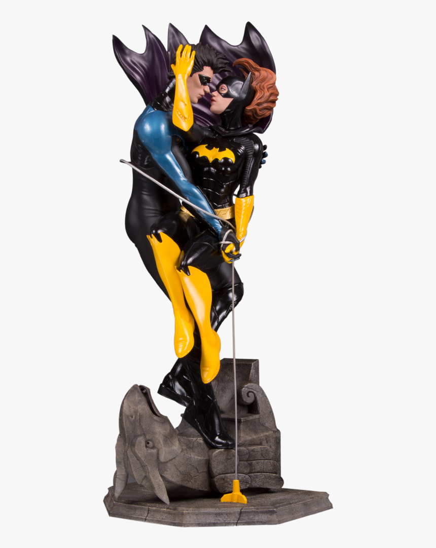 Nightwing And Batgirl Statue - Dc Designer Series Nightwing & Batgirl By Ryan, HD Png Download