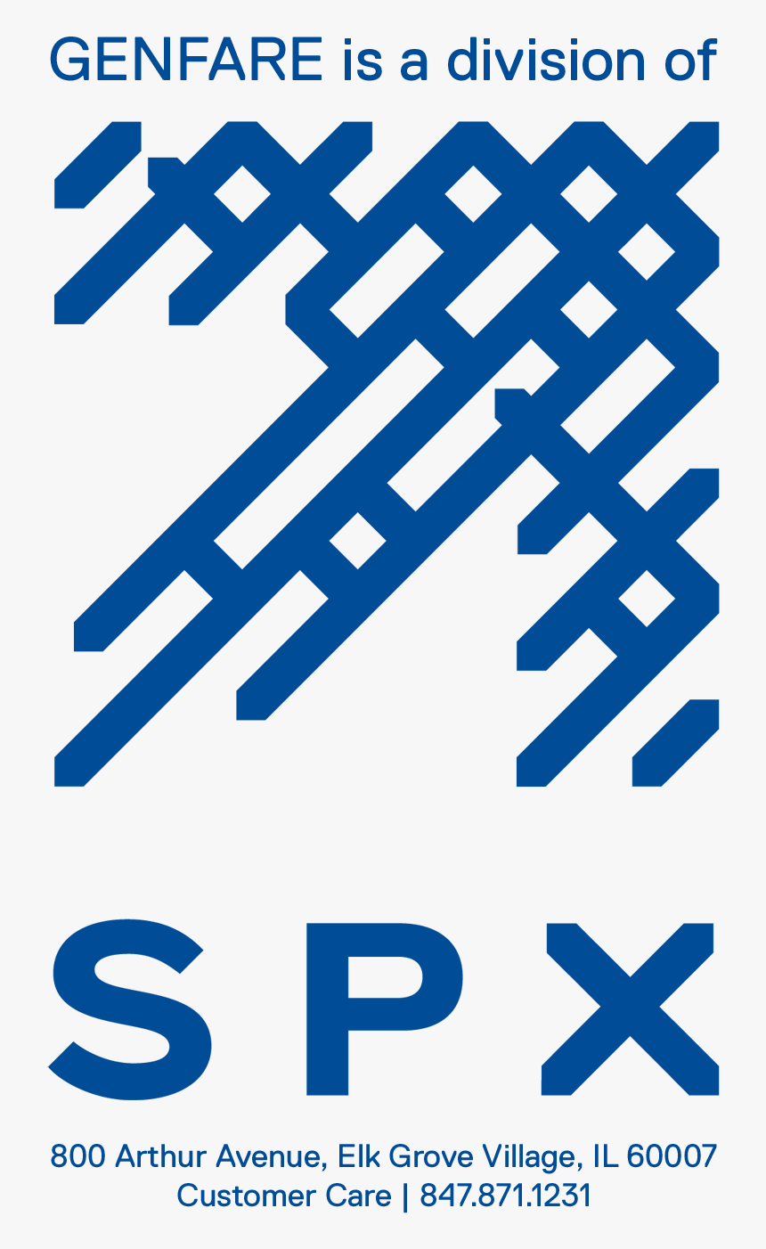 Genfare Is A Division Of Spx With Address - Spx Cooling Technologies Logo, HD Png Download