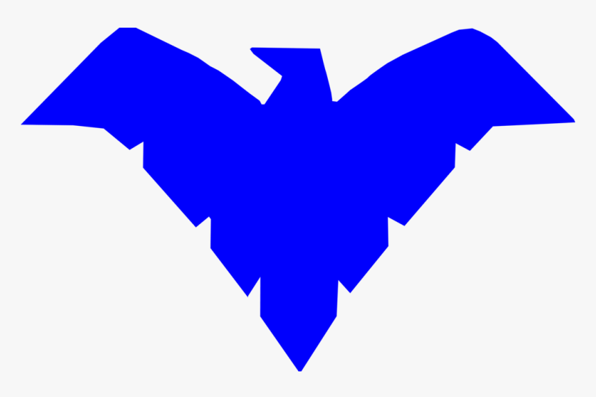 Nightwing Vector Dick 1 By Dickiejaybird - Logo Asa Noturna, HD Png Download