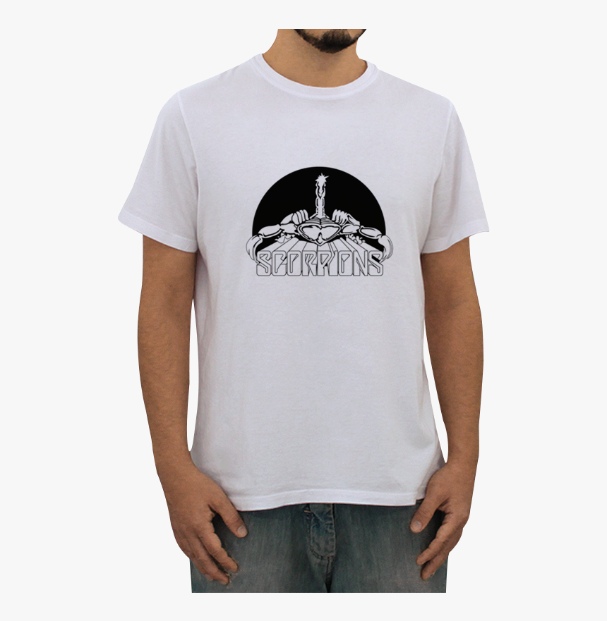 Camiseta Camiseta Scorpions De C4ssicos Do Rockna - T-shirt, HD Png Download