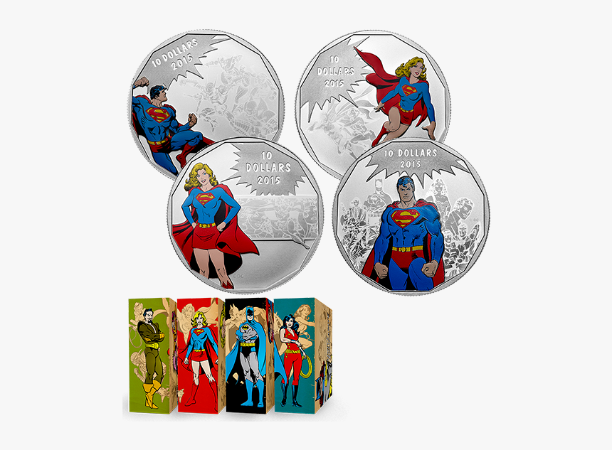 Dc Comics Silver Coins - Dc Comics Coins, HD Png Download