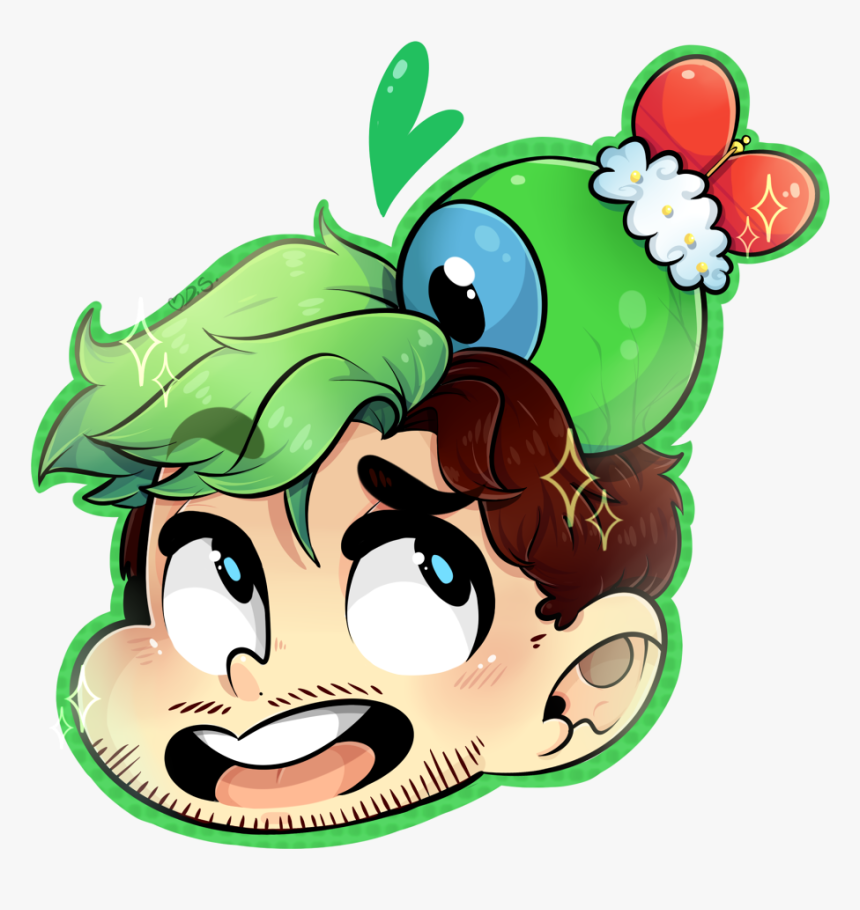 Darkmagic Sweetheart On Twitter - Jacksepticeye Fan Art Chibi, HD Png Download