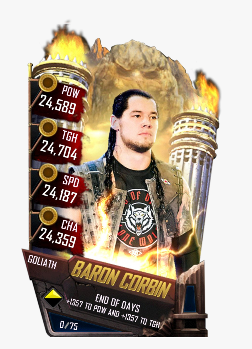 Baroncorbin S4 20 Goliath - Finn Balor Wwe Supercard, HD Png Download