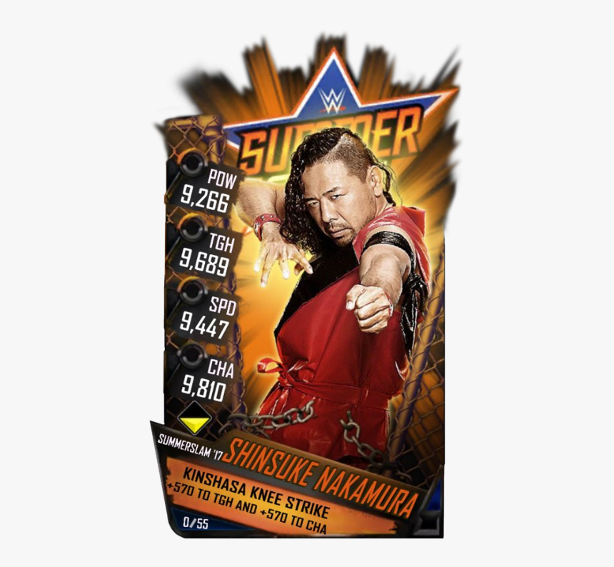 Transparent Shinsuke Nakamura Png - Wwe Supercard Finn Balor, Png Download