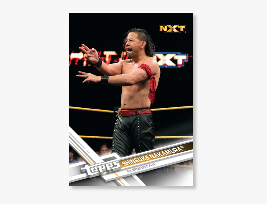 Shinsuke Nakamura 2017 Topps Wwe Base Cards Poster - Wwe Nxt, HD Png Download