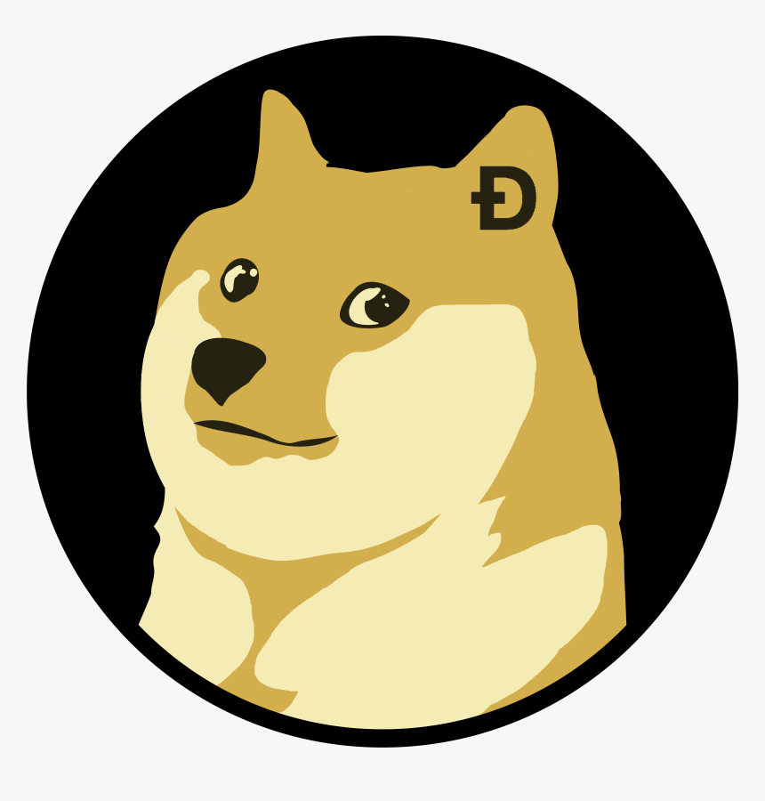 Inu,head,canidae,clip - Dogecoin Logo, HD Png Download