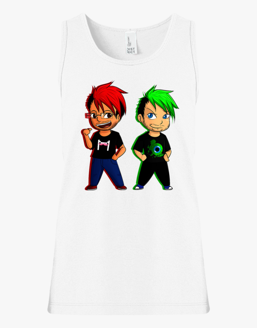 Markiplier And Jacksepticeye Cartoon, HD Png Download