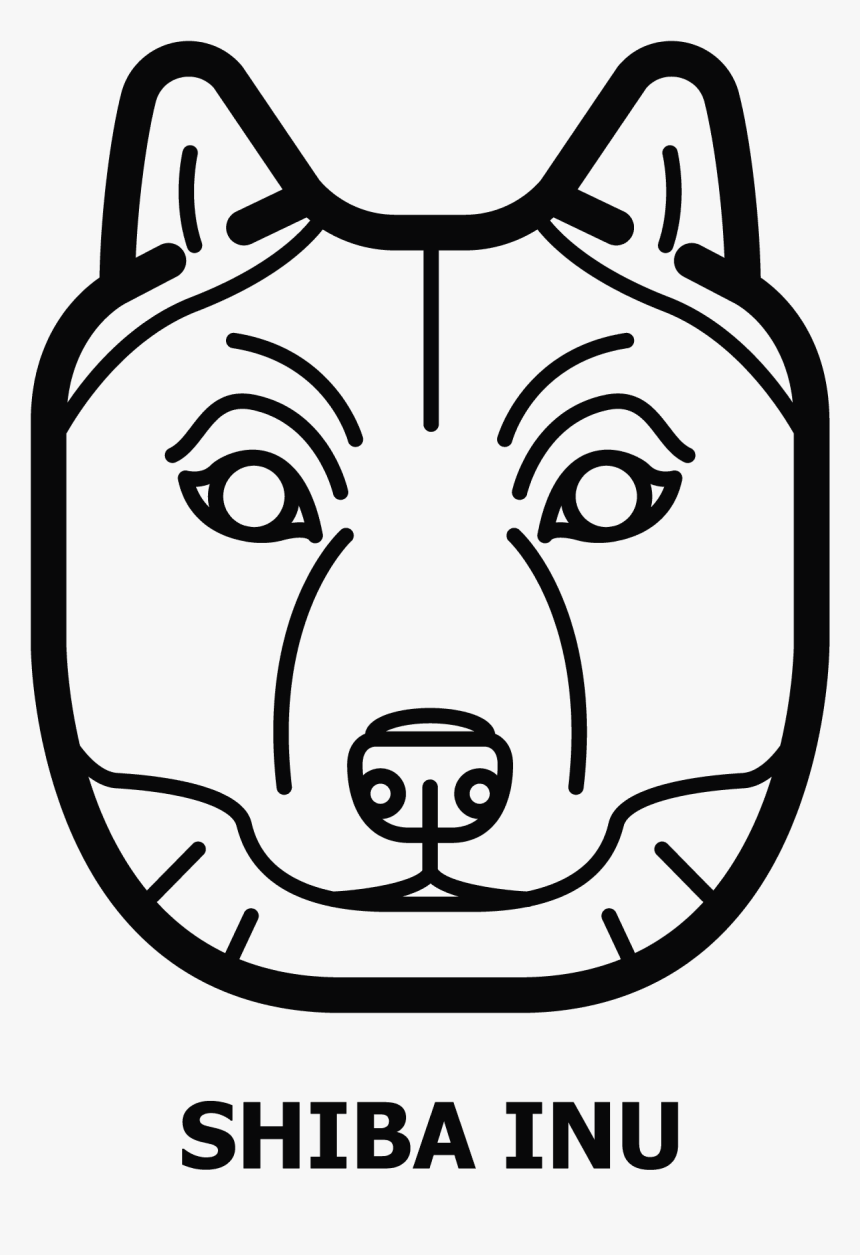 Shiba Inu Head - Shiba Inu, HD Png Download