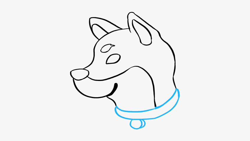 How To Draw Shiba Inu - Cartoon, HD Png Download