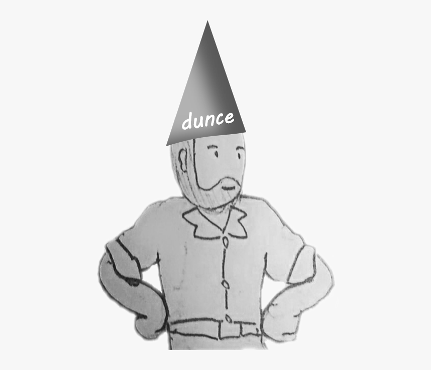 Dunce - Cartoon - Cartoon, HD Png Download