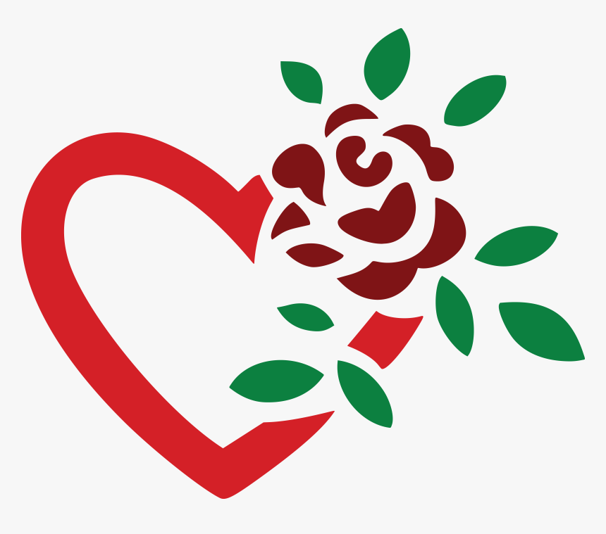 Free Clipart Of A - Simple Black And White Heart Designs, HD Png Download