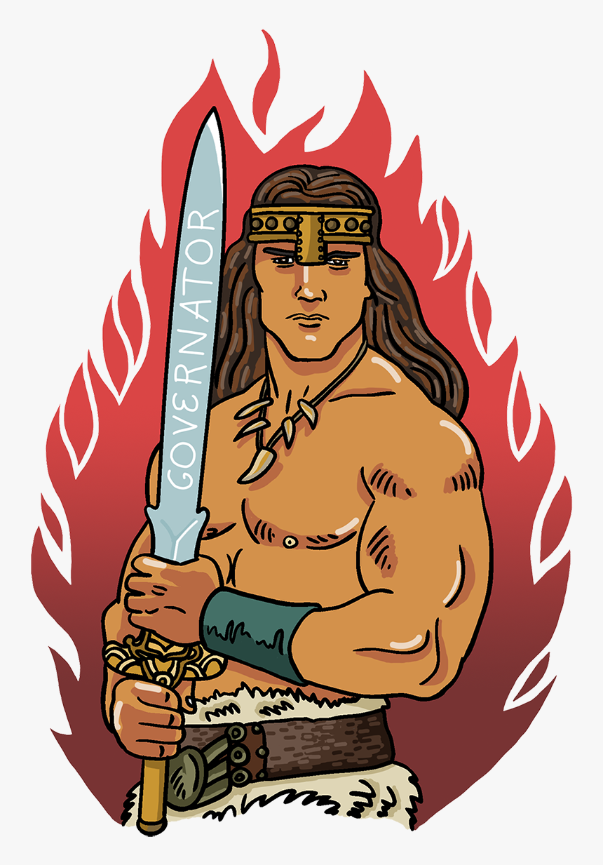 Transparent Arnold Schwarzenegger Png - Transparent Cartoon Arnold Schwarzenegger, Png Download