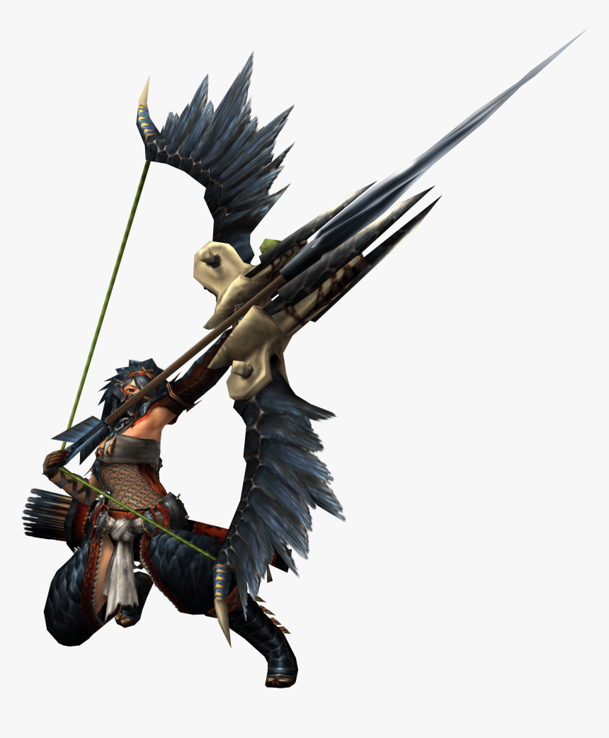 Transparent Monster Hunter World Png - Monster Hunter World Kirin Bow, Png Download