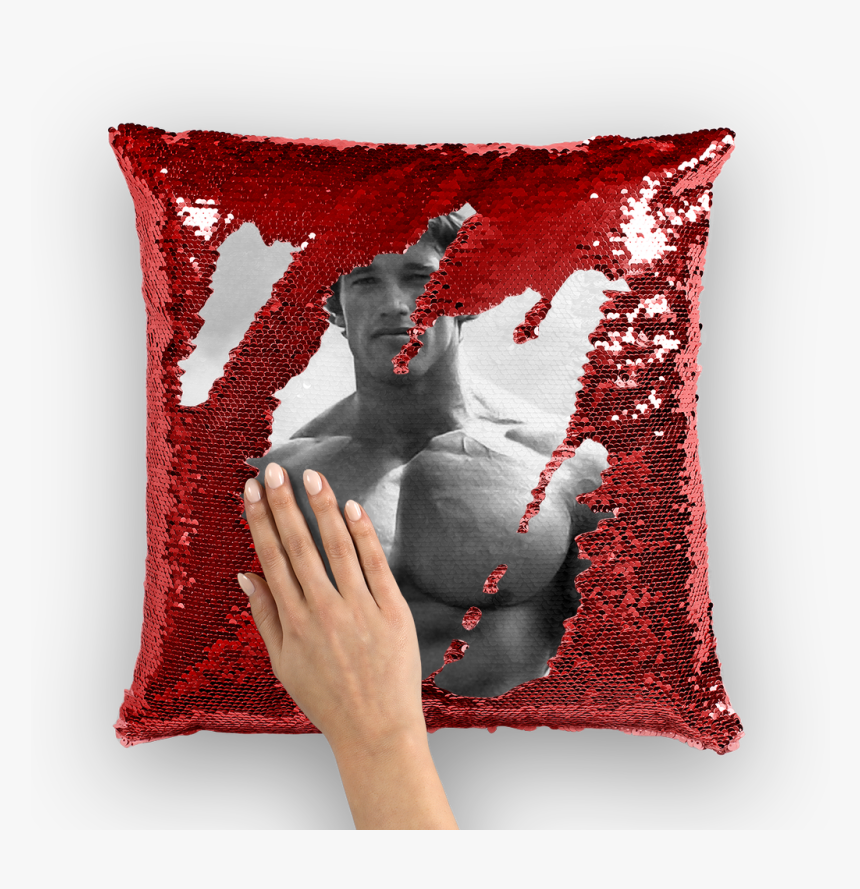 Arnold Schwarzenegger ﻿sequin Cushion Cover 
 Class - Gordon Ramsay Body Pillow, HD Png Download
