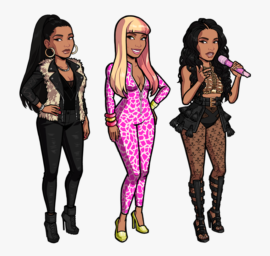 Kim Kardashian Hollywood Nicki Minaj, HD Png Download