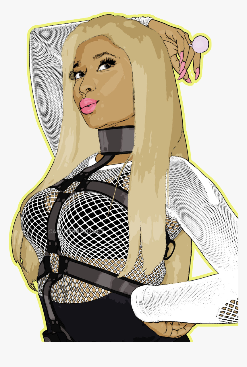 Nicki Minaj Png Image Download - Cartoon Pictures Of Nicki Minaj,  Transparent Png , Transparent Png Image - PNGitem, image size:860x1274