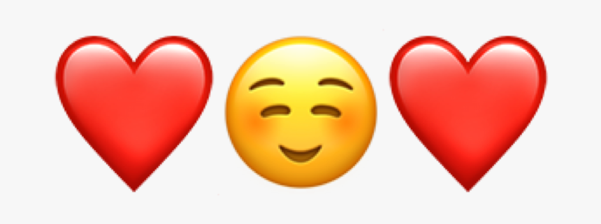 #❤️☺️❤️#smiling #face #emoji #freetoedit - Smiley, HD Png Download