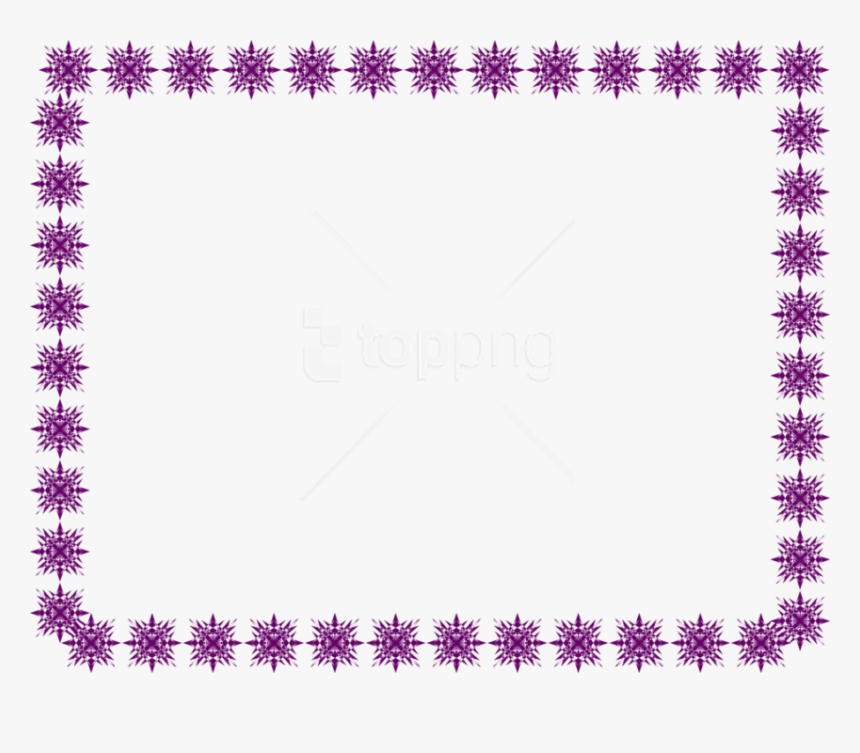 Purple Border Png - Border Png Purple, Transparent Png