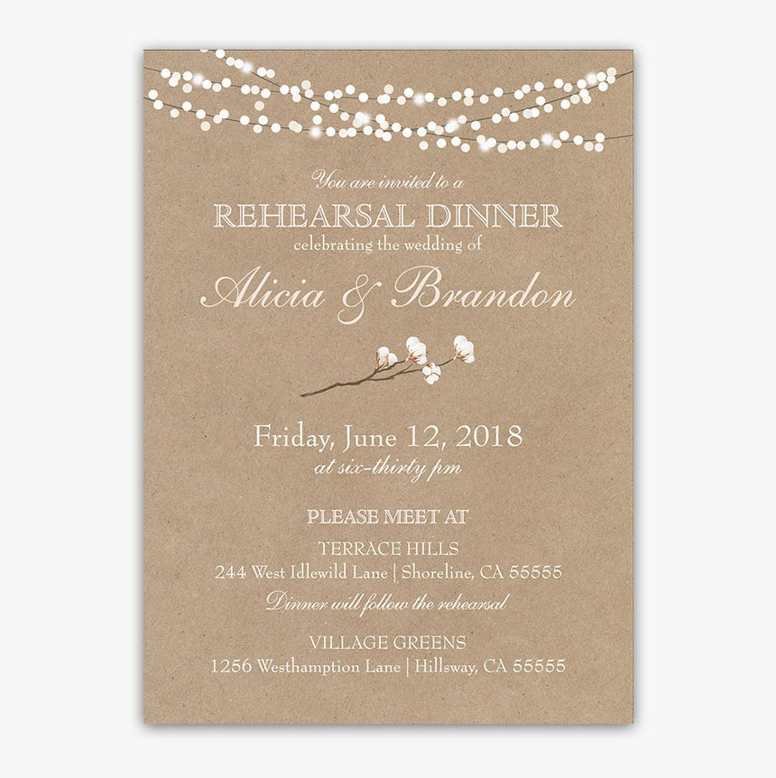 Rehearsal Dinner Invite Png - Blue Flower, Transparent Png