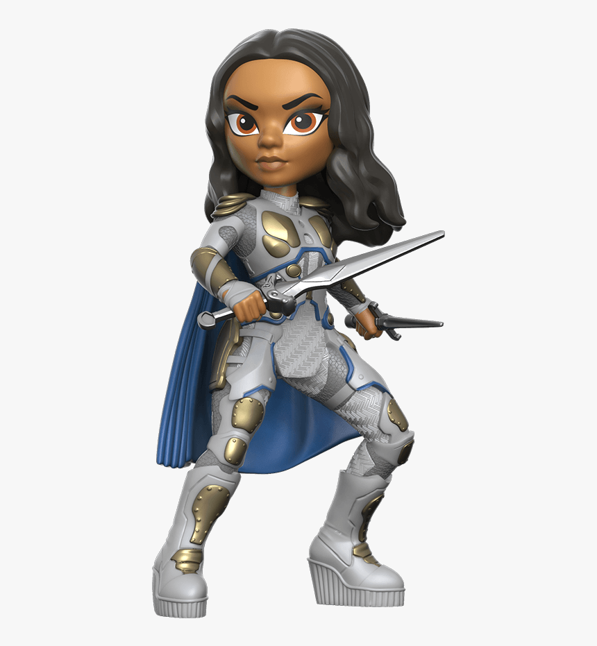 Thor Ragnarok Valkyrie Rock Candy Figure - Rock Candy Funko Hela, HD Png Download