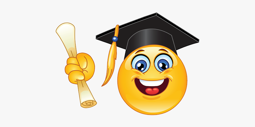 Emoticons Graduation, HD Png Download