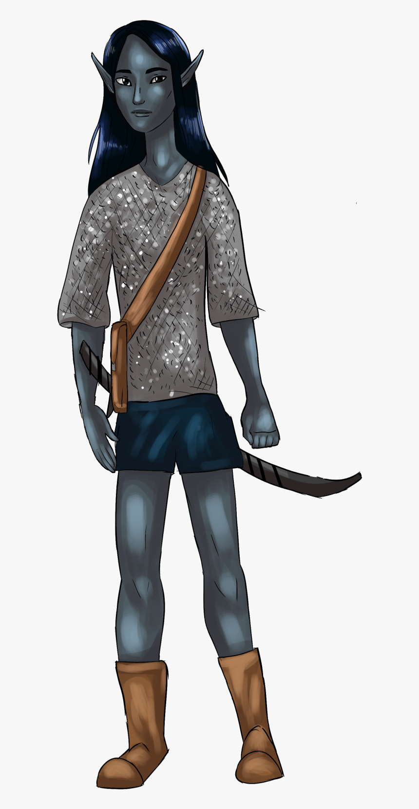 Moon Elf 
 Class Img Responsive Owl First Image Owl - Illustration, HD Png Download