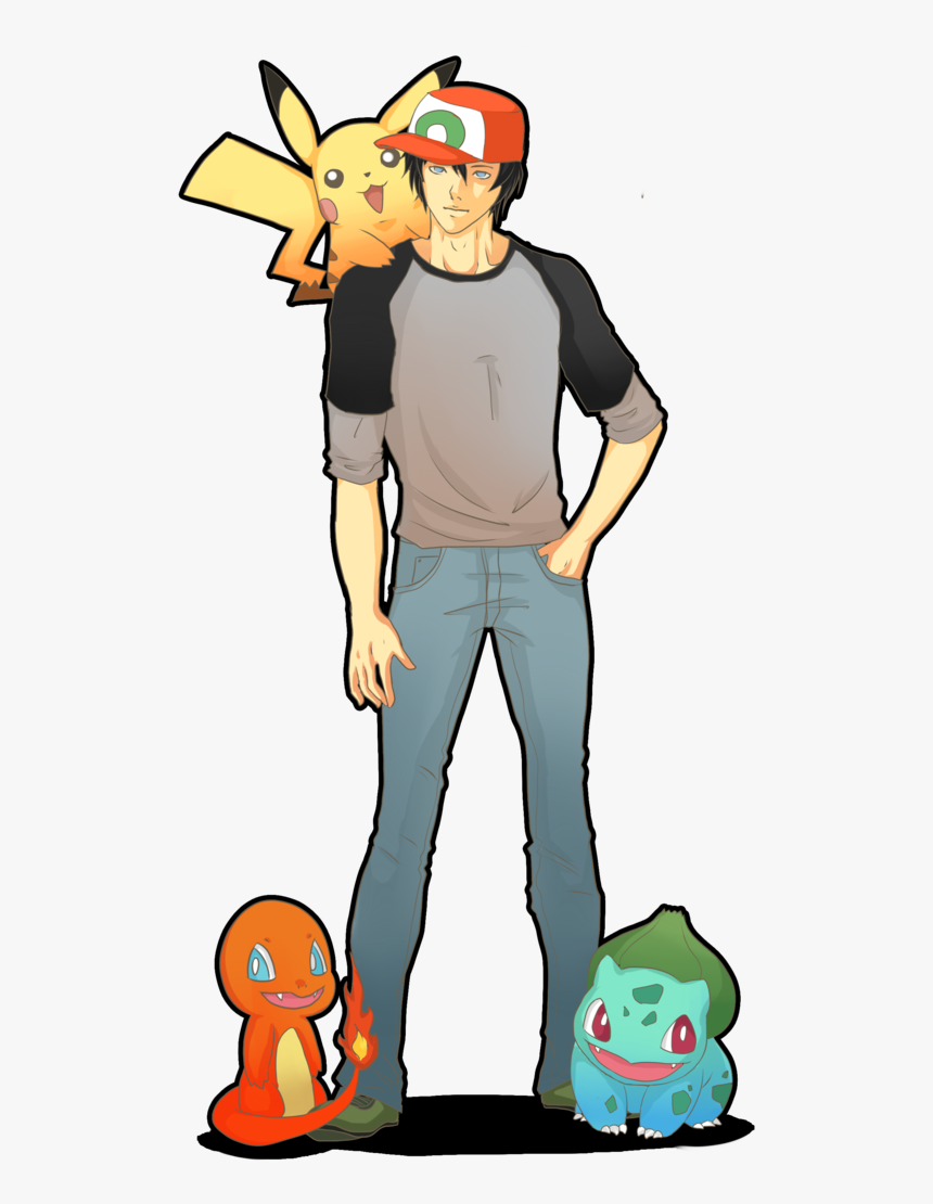 Ash Transparent Pokemon 4ever - Ash Pokemon Fan Art, HD Png Download