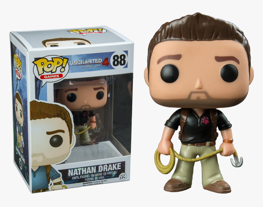 Nathan Drake Funko Pop, HD Png Download
