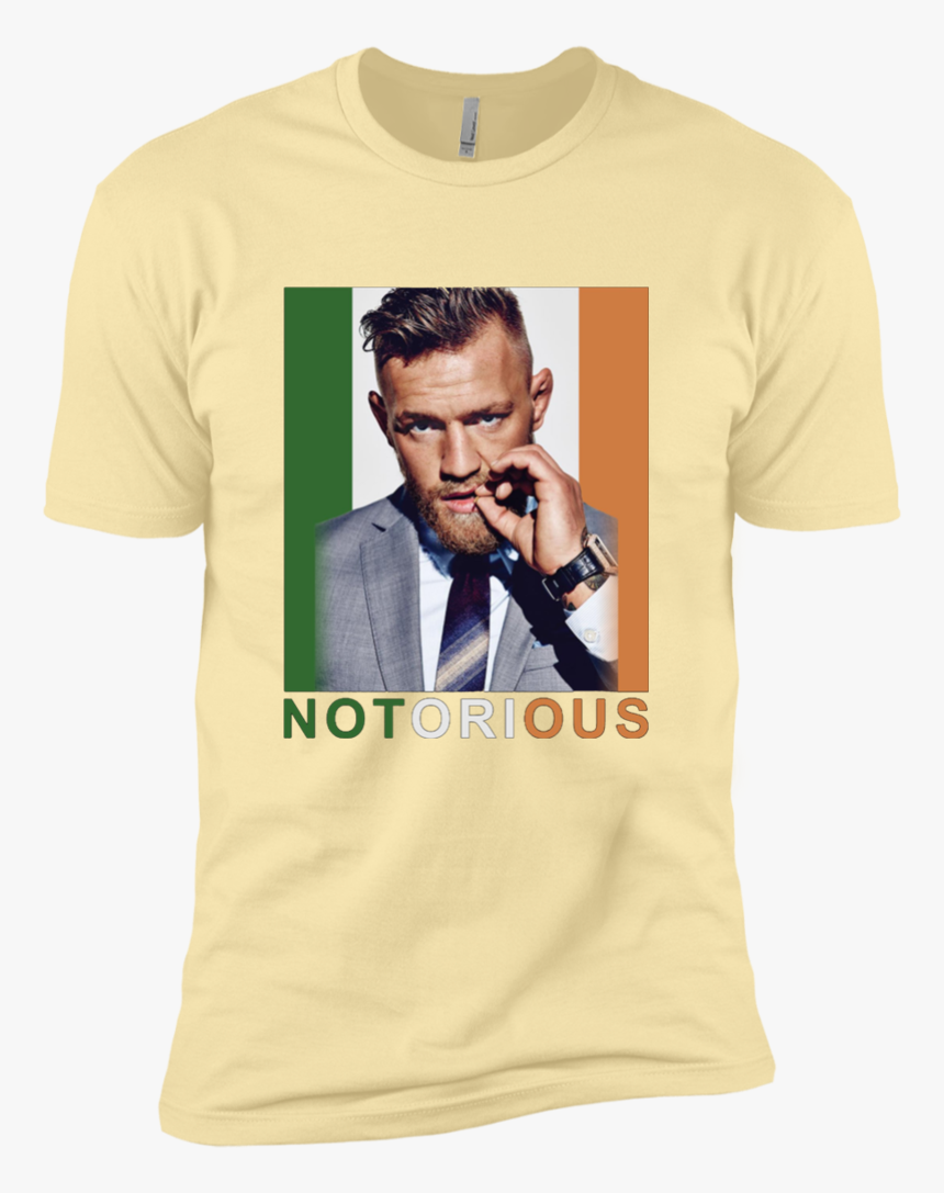 Conor Mcgregor Notorious Nl3600 Next Level Premium - T-shirt, HD Png Download