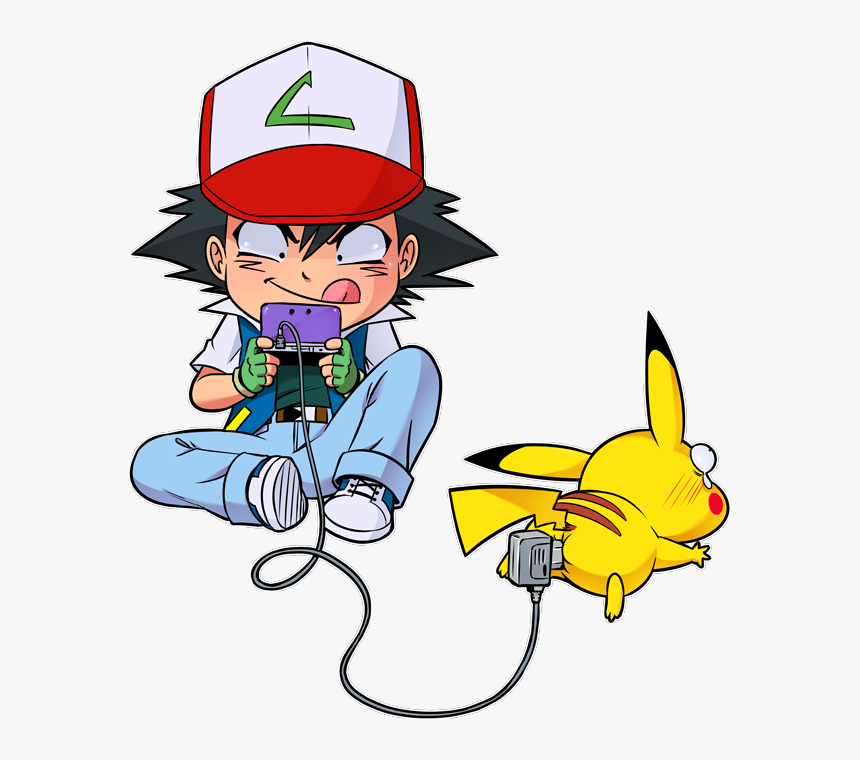 Pikachu And Ash Ketchum Preview - Parodie Pokemon, HD Png Download