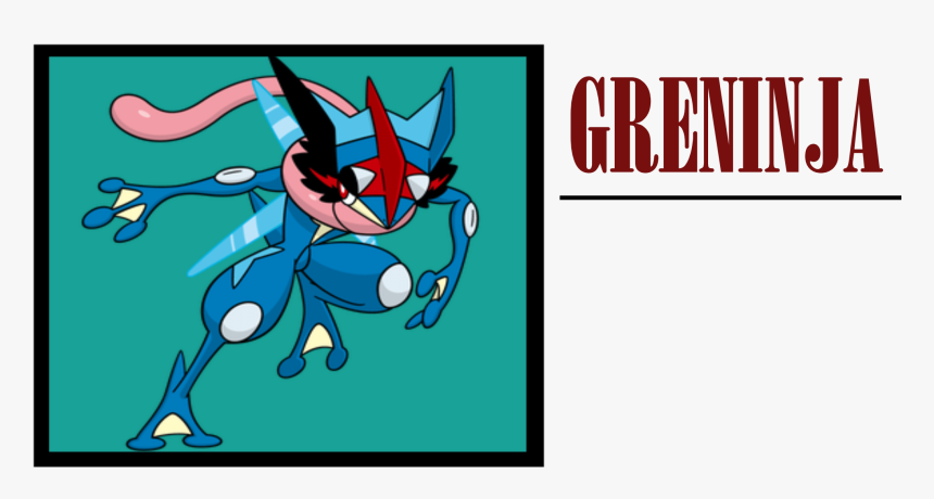 Featured Greninja Tech - Cartoon, HD Png Download