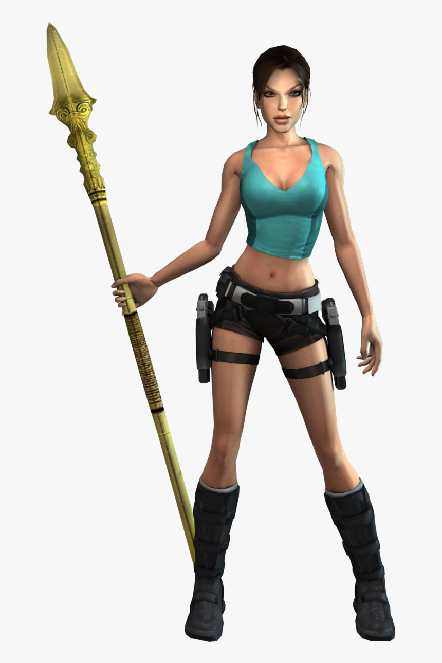 Transparent Nathan Drake Png - Lara Croft And The Guardian Of Light Lara, Png Download