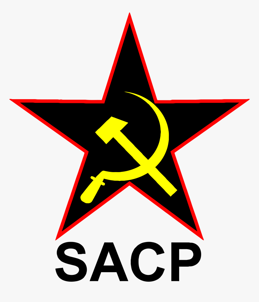 Logo Of The Sacp South African Communist Flag HD Png Download Logo Of The Sacp South African Communist Flag HD Png Download