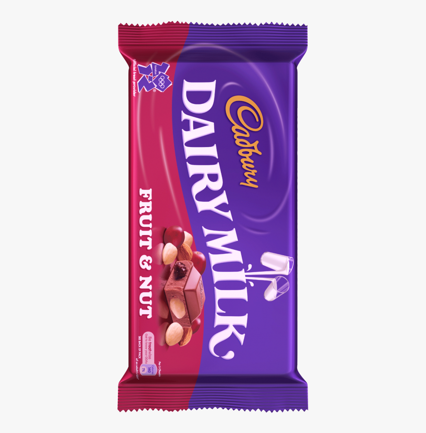 Cadbury Fruit & Nut Chocolate Png Image Free Download - Chocolate Bar, Transparent Png