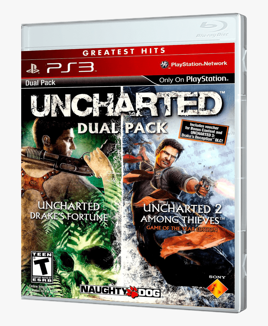 Uncharted Dual Pack, HD Png Download