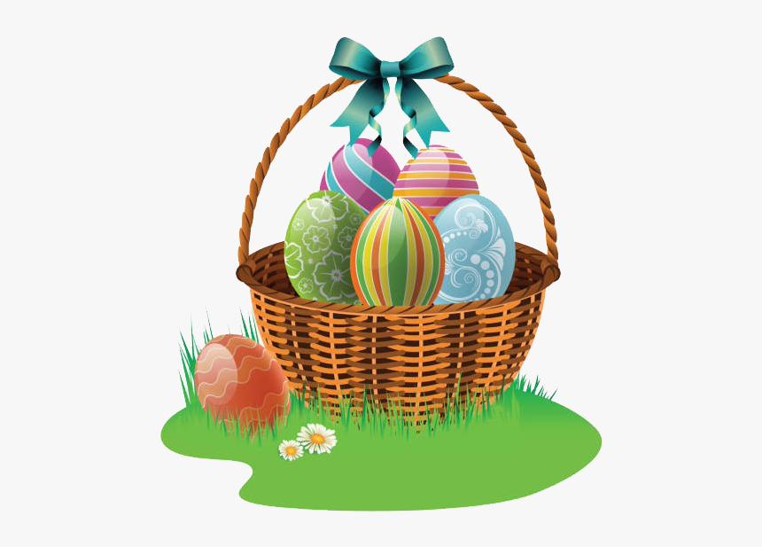 Easter Basket Png Transparent Image - Easter Basket, Png Download