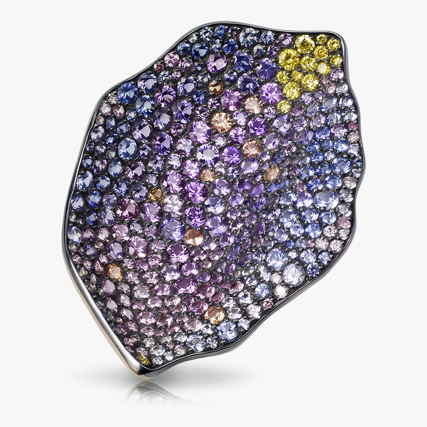 Fabergé Purple Rose Petal Pendant Features 345 Stones,, HD Png Download