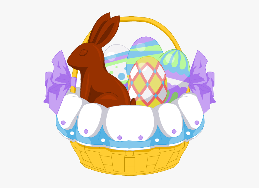 2012 Easter Basket - ตะกร้า ใส่ ไข่ อีส เตอร์ การ์ตูน, HD Png Download
