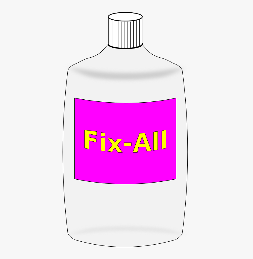 Fix-all Potion - Glass Bottle, HD Png Download