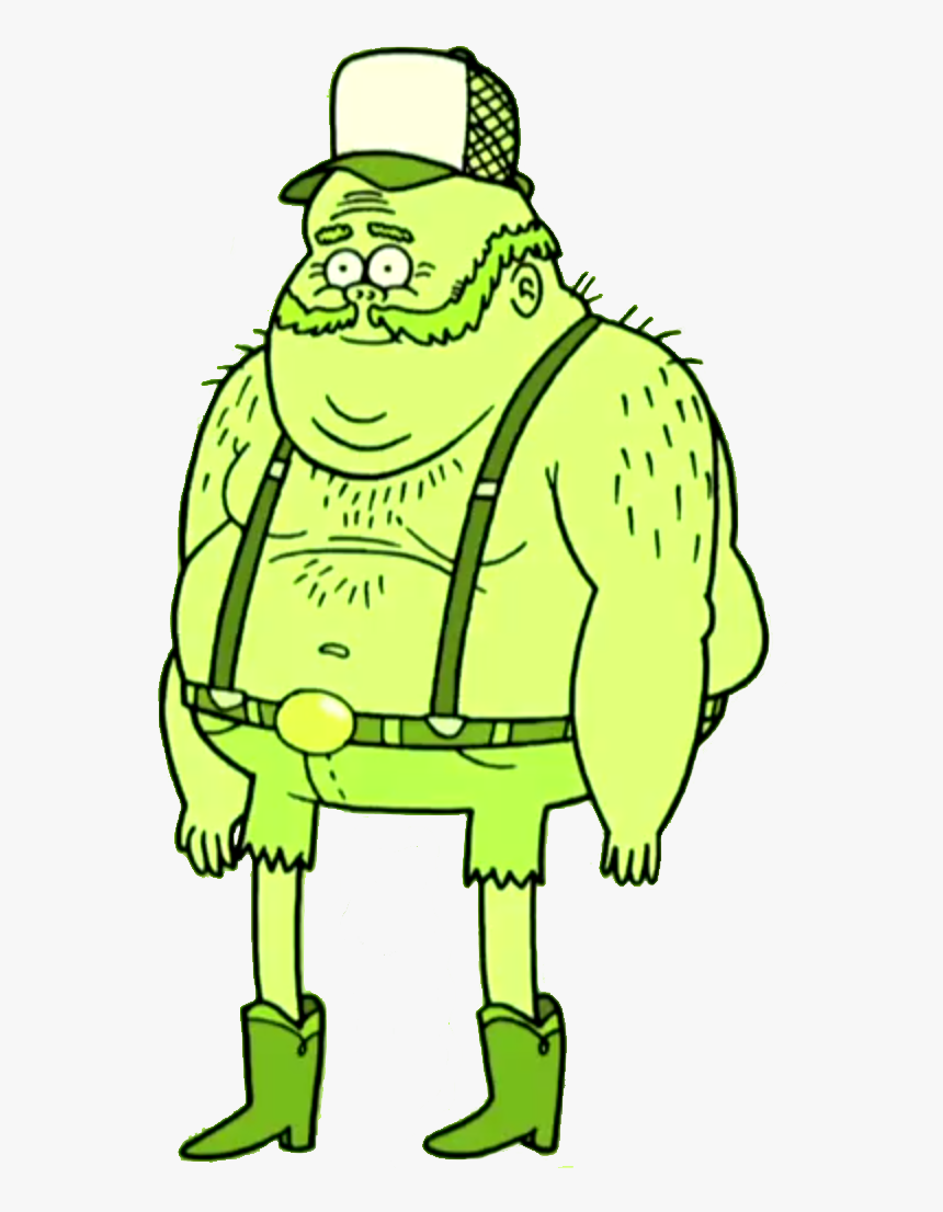 Regular Show Wiki - Cartoon Muscle Dad, HD Png Download