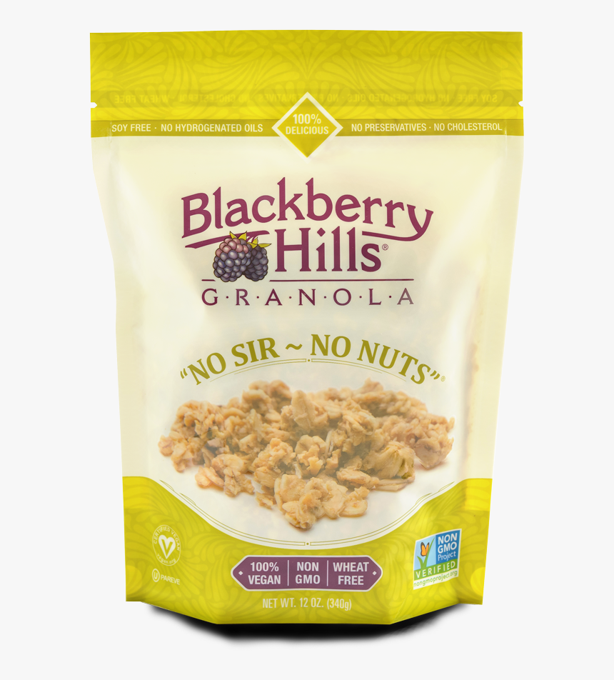 No Nuts Granola - Blackberry Hills Granola No Sir No Nuts 12 Oz, HD Png Download