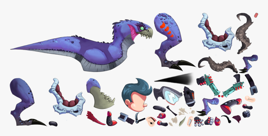 Transparent Raptor Png - Spine Png Texture, Png Download