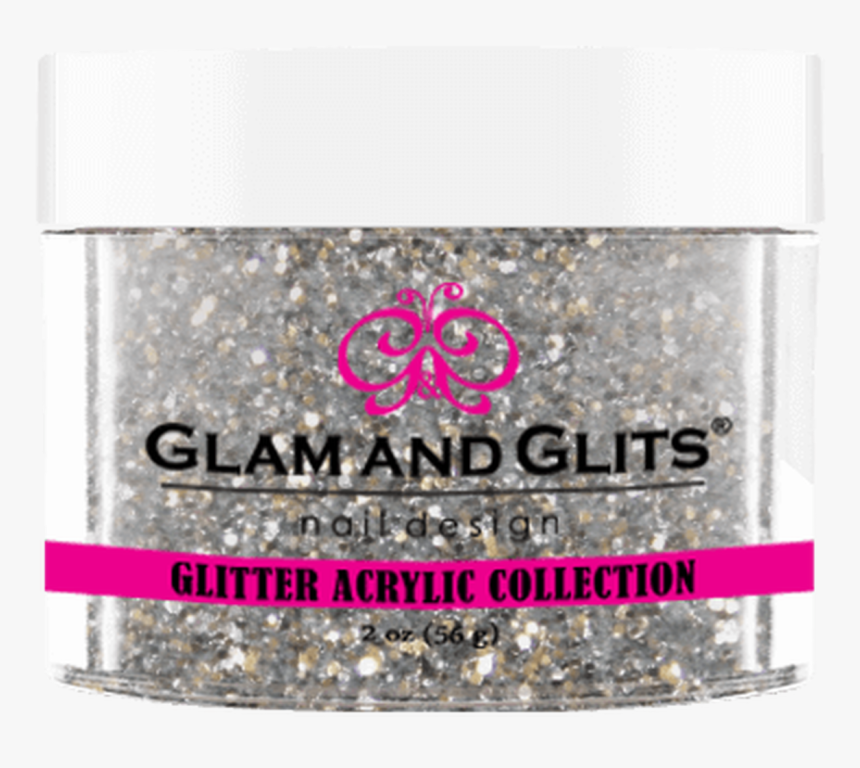 21 Chrome Silver - Glam And Glits Acrylic Powder, HD Png Download