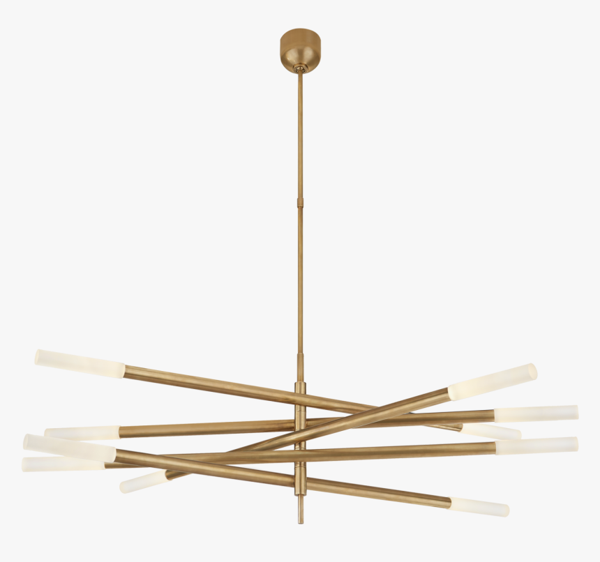 Rousseau Grande Ten Light Articulating Chandelier In - Rousseau Grande Articulating Chandelier, HD Png Download