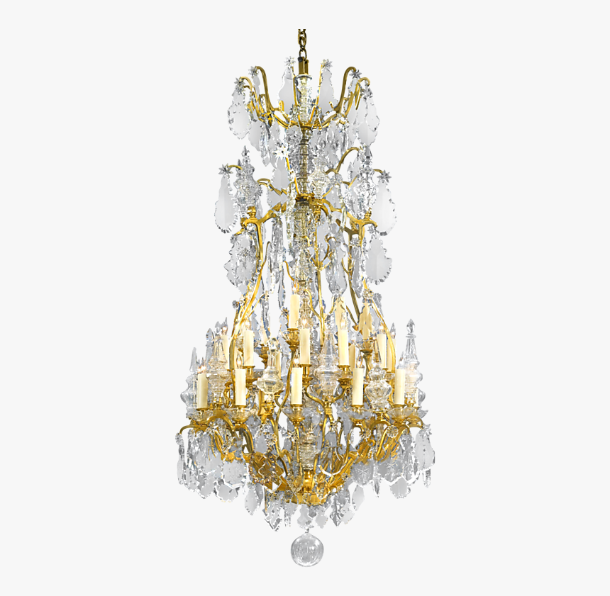 Thirty-light Baccarat Crystal Chandelier - Chandelier, HD Png Download