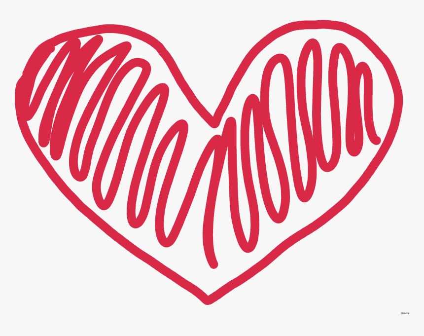 Doodles Clipart Heart - Heart Shape Doodle Png, Transparent Png