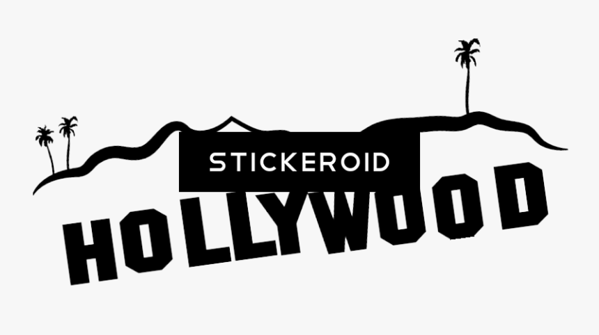 Hollywood Sign Movies , Png Download - Silhouette, Transparent Png