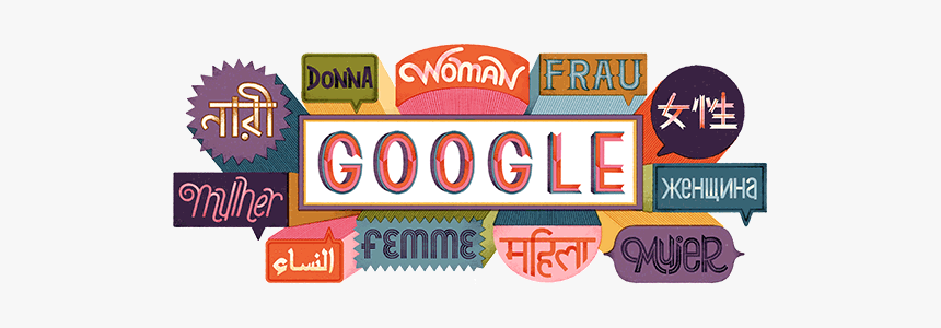 International Women S Day Google Doodle - Google International Women's Day 2019, HD Png Download